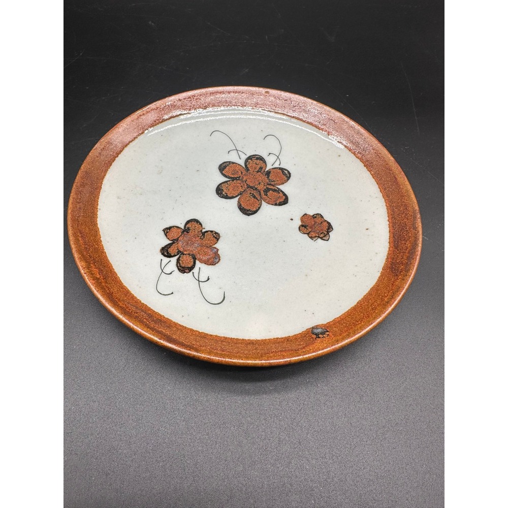 El Palomar Ken Edwards Salad Plate Tonala Mexican Pottery Floral Stoneware 8"